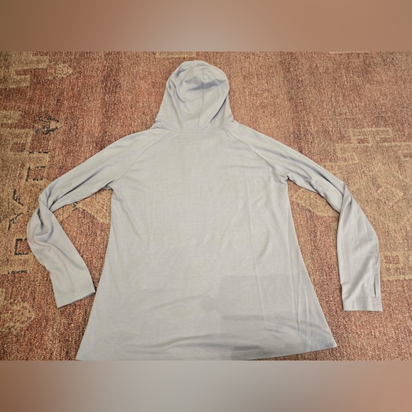 Free fly women’s elevate hoodie sun shirt 30 spf large pale blue - Picture 11 of 11